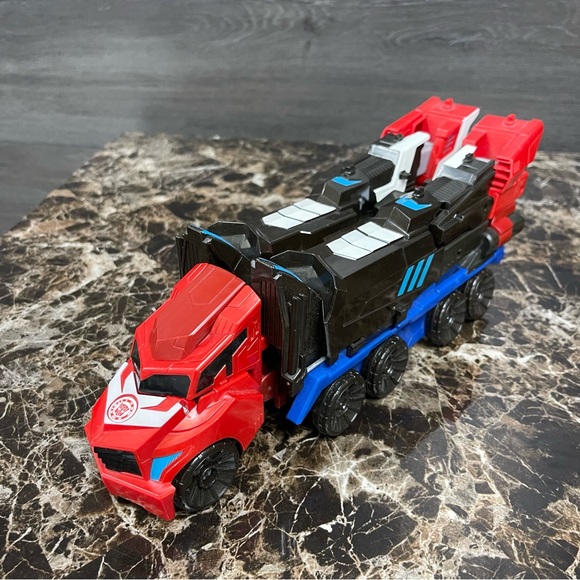 Transformers Optimus Prime Robots In Disguise Mega 3 Step Changer Hasbro 2015 - Picture 10 of 10